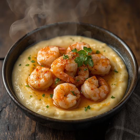 Smokin' White Shrimp & Grits