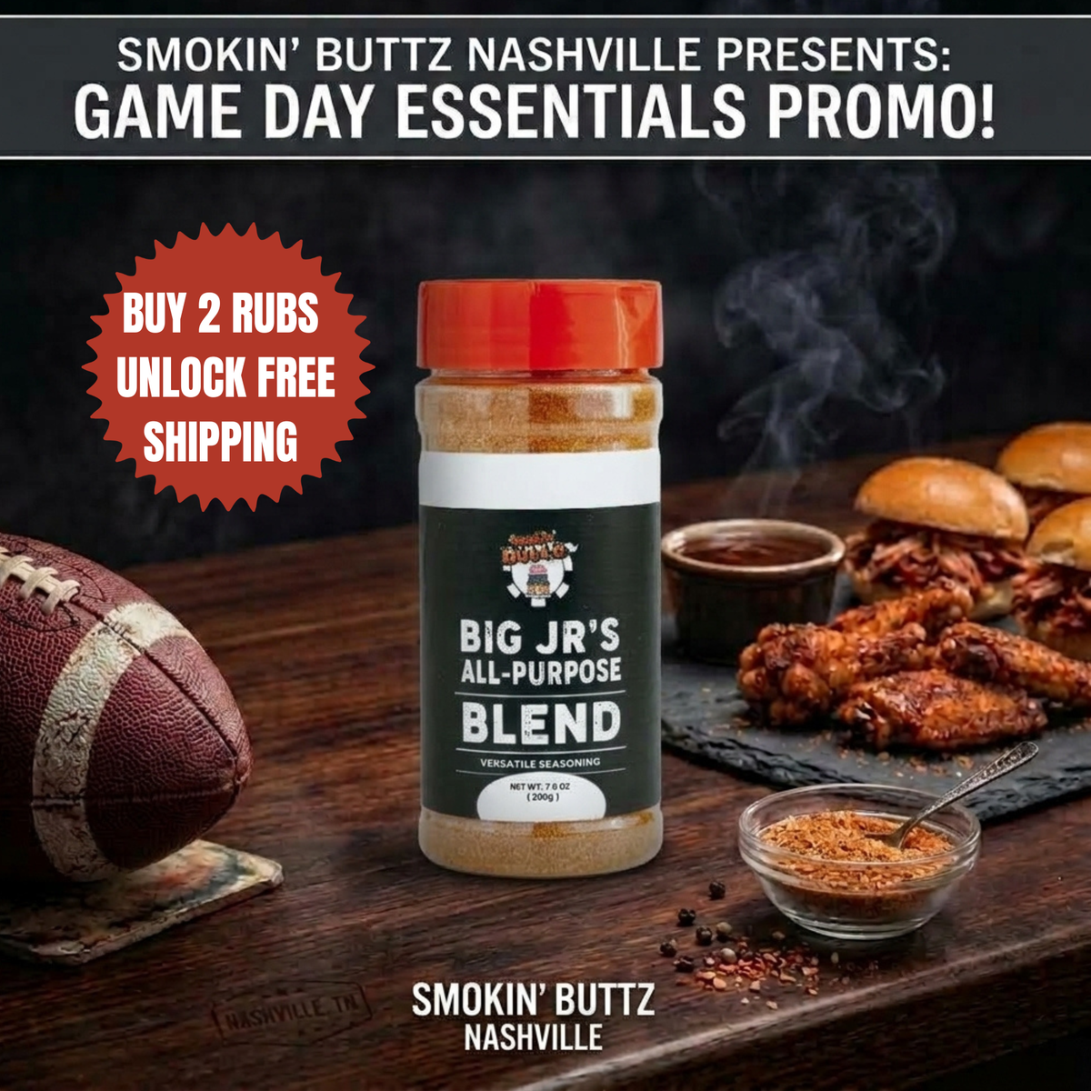 GAME DAY BUTTZ SIGNATURE RUBS