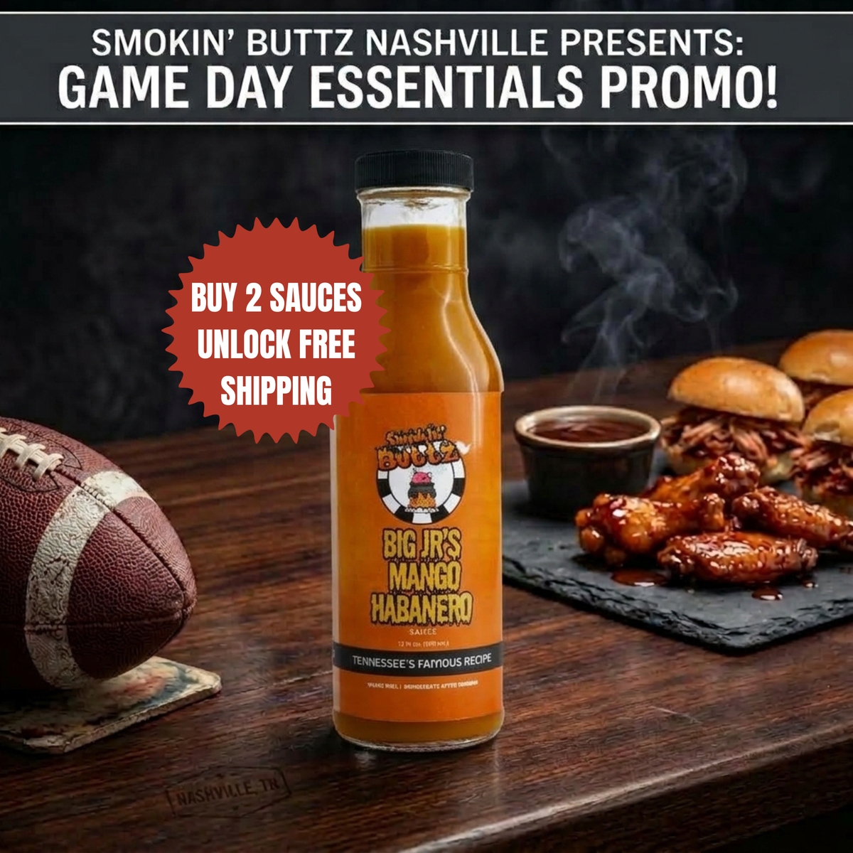 GAME DAY BUTTZ SIGNATURE SAUCES