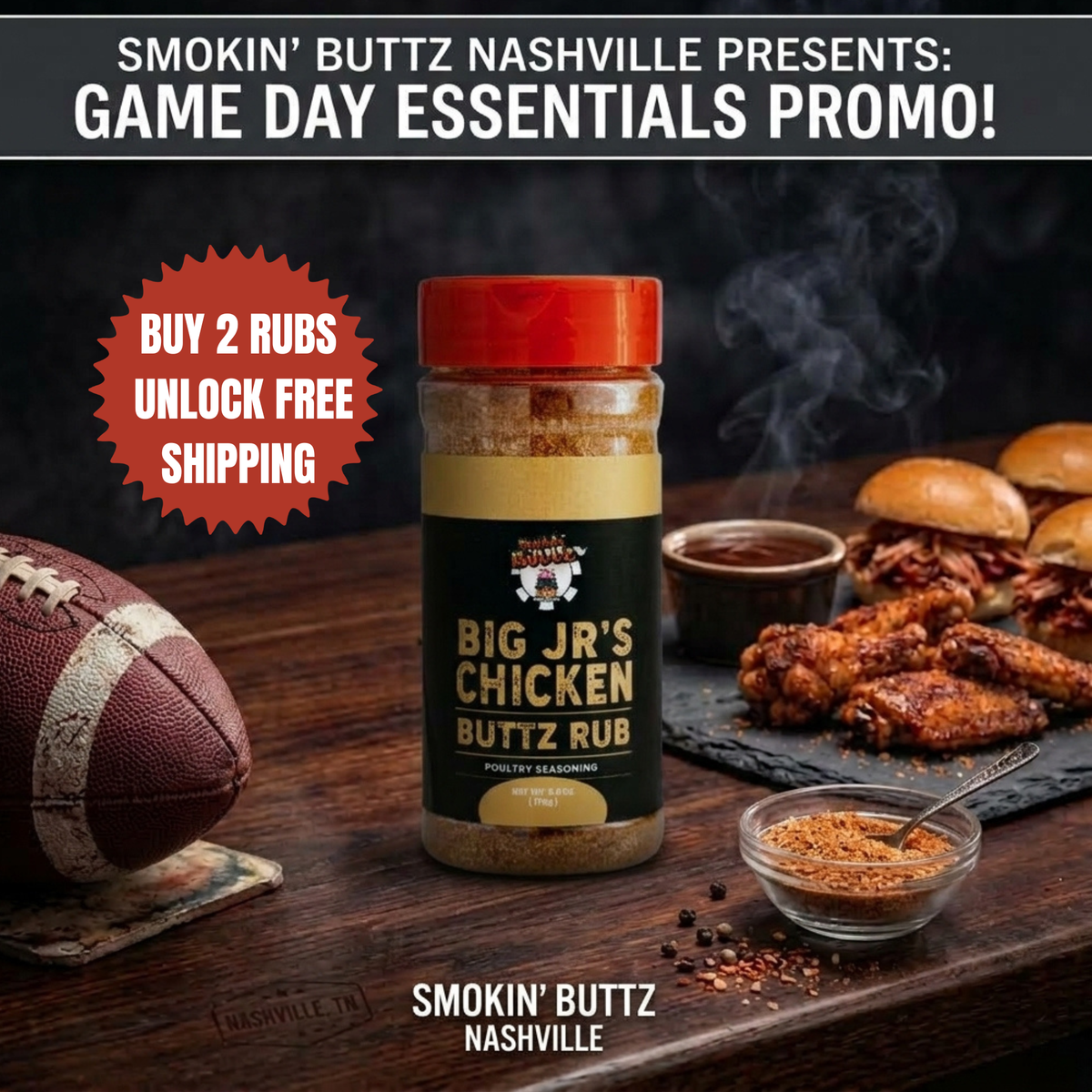 GAME DAY BUTTZ SIGNATURE RUBS