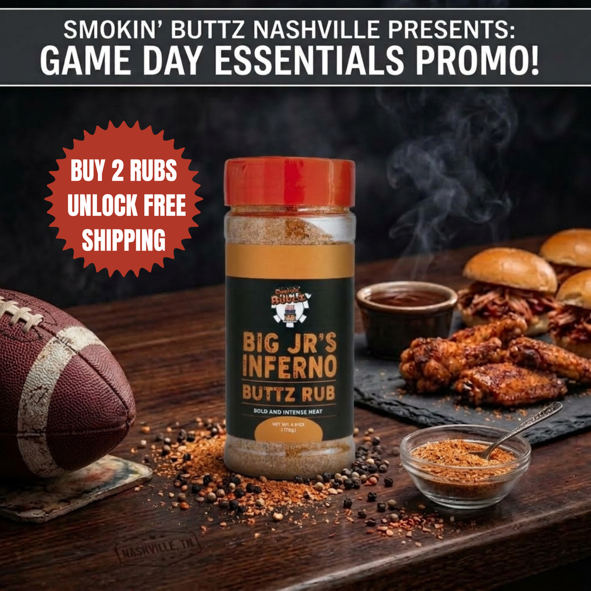 GAME DAY BUTTZ SIGNATURE RUBS
